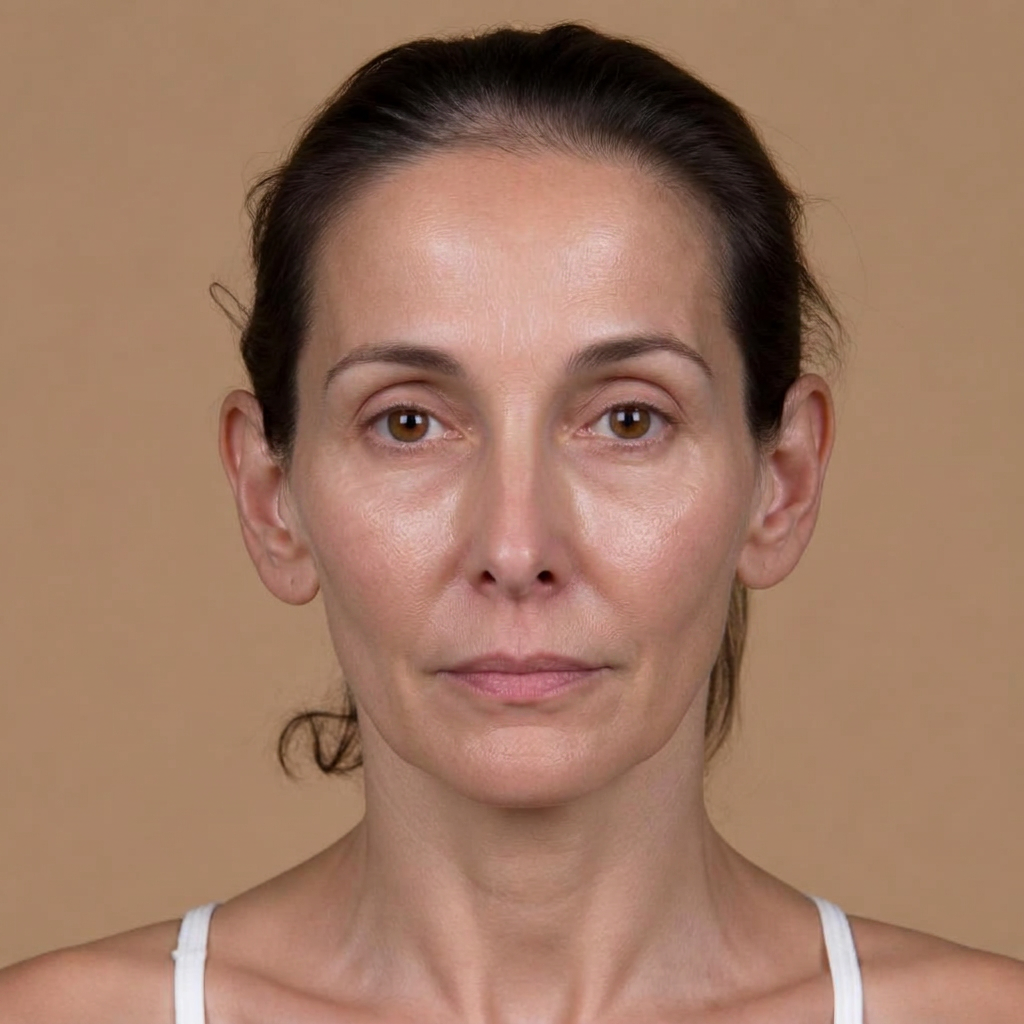 Efter fedttransplantation til ansigt